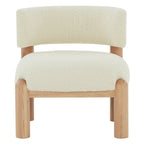 Fauteuil en fausse fourrure - L 66 cm x P 66 cm x H 71 cm