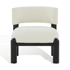 Fauteuil en fausse fourrure - L 66 cm x P 66 cm x H 71 cm