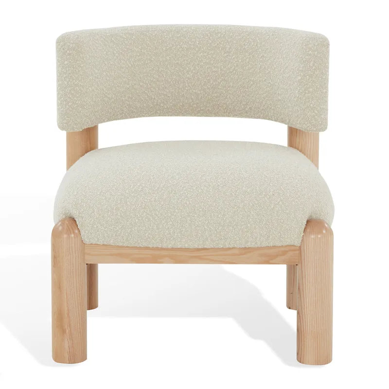 Fauteuil en fausse fourrure - L 66 cm x P 66 cm x H 71 cm