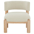 Fauteuil en fausse fourrure - L 66 cm x P 66 cm x H 71 cm