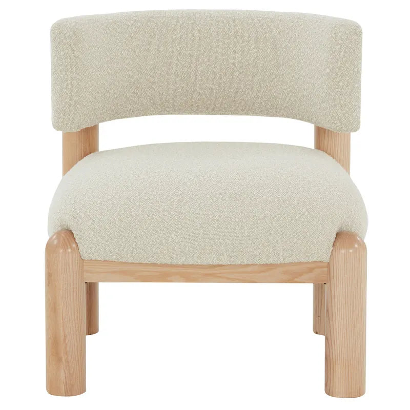 Fauteuil en fausse fourrure - L 66 cm x P 66 cm x H 71 cm