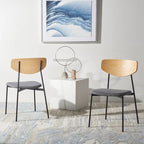 Chaise de salle à manger Mid-Century (Lot de 2) - 20Lx19Px33H