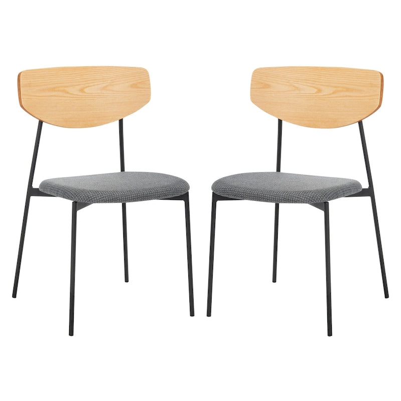 Chaise de salle à manger Mid-Century (Lot de 2) - 20Lx19Px33H