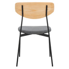 Chaise de salle à manger Mid-Century (Lot de 2) - 20Lx19Px33H