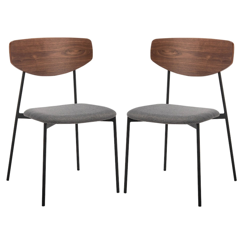 Chaise de salle à manger Mid-Century (Lot de 2) - 20Lx19Px33H