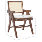 Fauteuil en rotin - 21Lx23Px34H