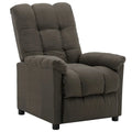 Fauteuil Inclinable Tissu Taupe - 29.1 x 38.9 x 40.1