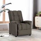 Fauteuil Inclinable Tissu Taupe - 29.1 x 38.9 x 40.1