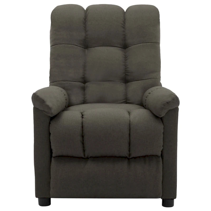 Fauteuil Inclinable Tissu Taupe - 29.1 x 38.9 x 40.1