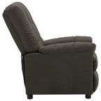Fauteuil Inclinable Tissu Taupe - 29.1 x 38.9 x 40.1