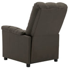 Fauteuil Inclinable Tissu Taupe - 29.1 x 38.9 x 40.1