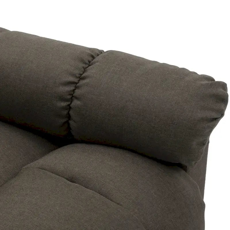 Fauteuil Inclinable Tissu Taupe - 29.1 x 38.9 x 40.1