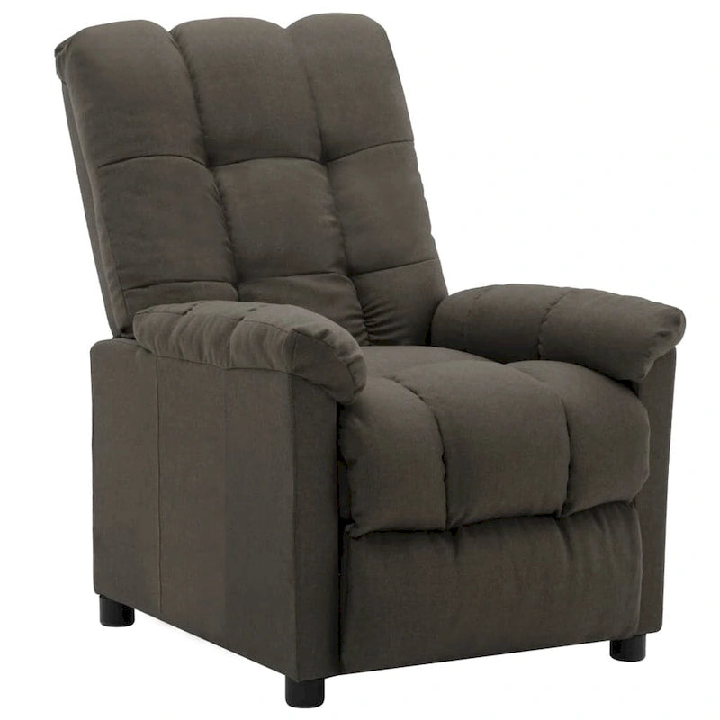Fauteuil Inclinable Tissu Taupe - 29.1 x 38.9 x 40.1