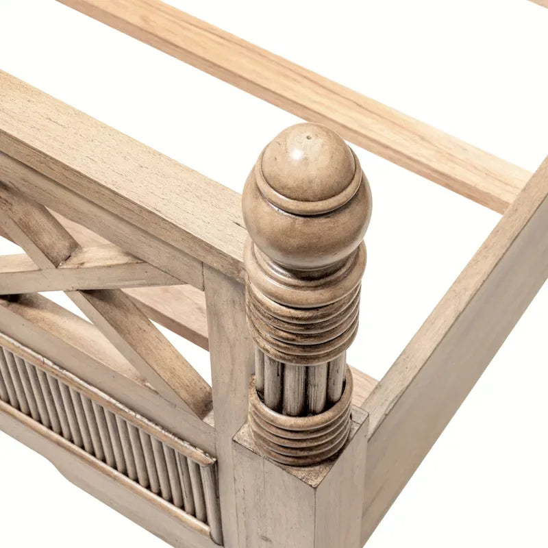 Lit en bois massif