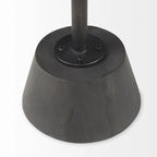 Table sur pied avec détails - 24 H x 20 L x 20 P