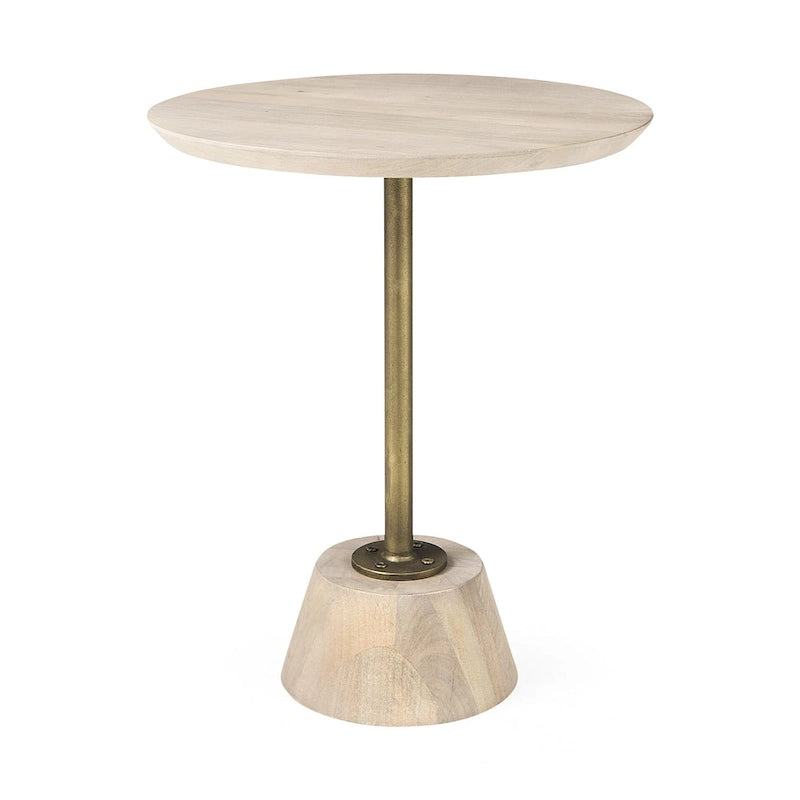 Table sur pied avec détails - 24 H x 20 L x 20 P
