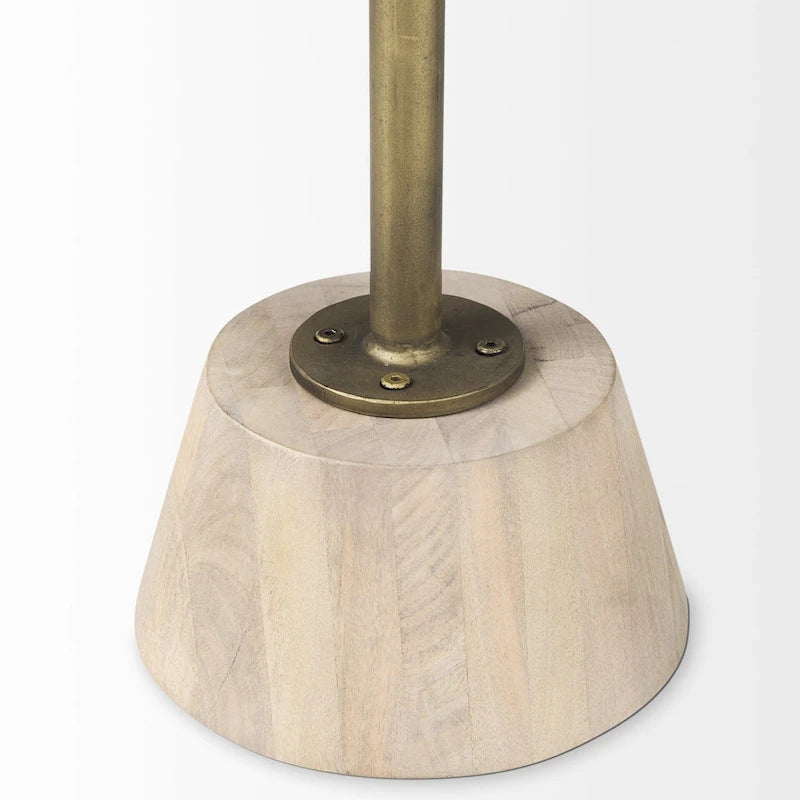 Table sur pied avec détails - 24 H x 20 L x 20 P