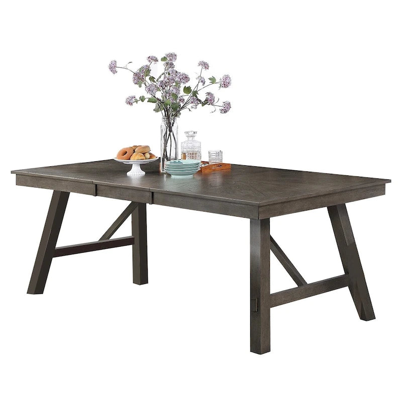 Table de salle à manger rectangulaire en bois