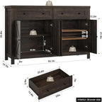 Buffet Vaisselier - 15.7P x 55.1L x 35.4H