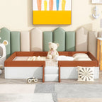 Fauteuil d'appoint contemporain en tissu avec coussin de dossier mobile