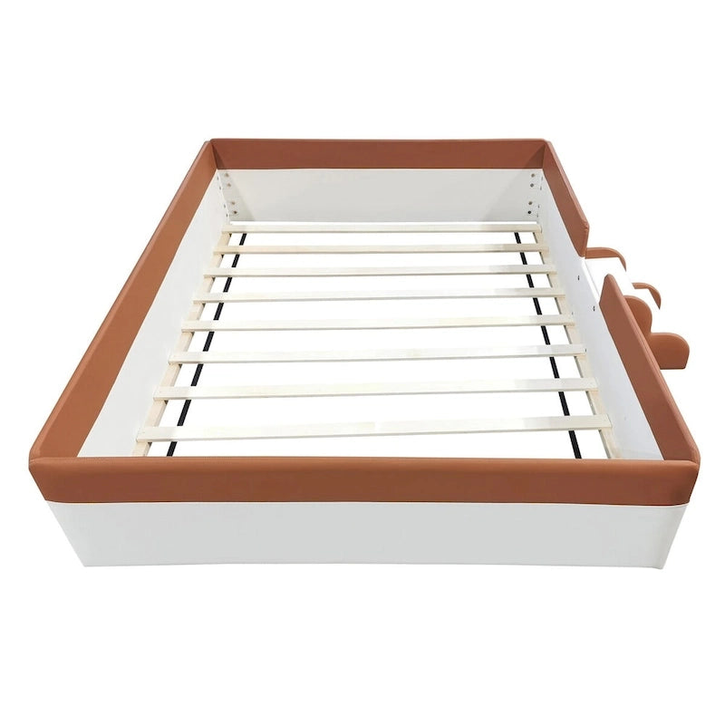 Fauteuil d'appoint contemporain en tissu avec coussin de dossier mobile