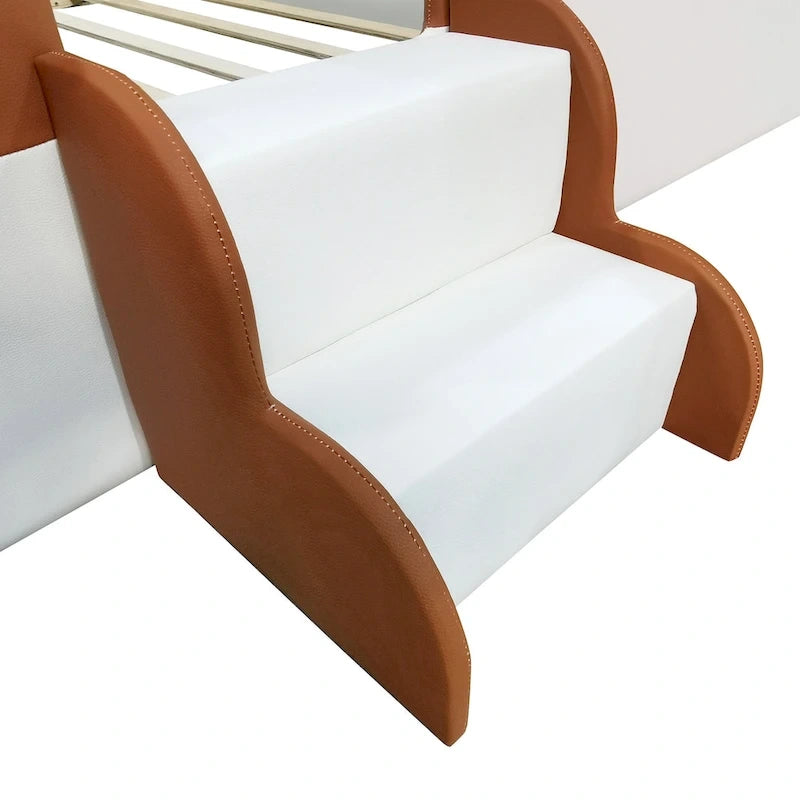 Fauteuil d'appoint contemporain en tissu avec coussin de dossier mobile