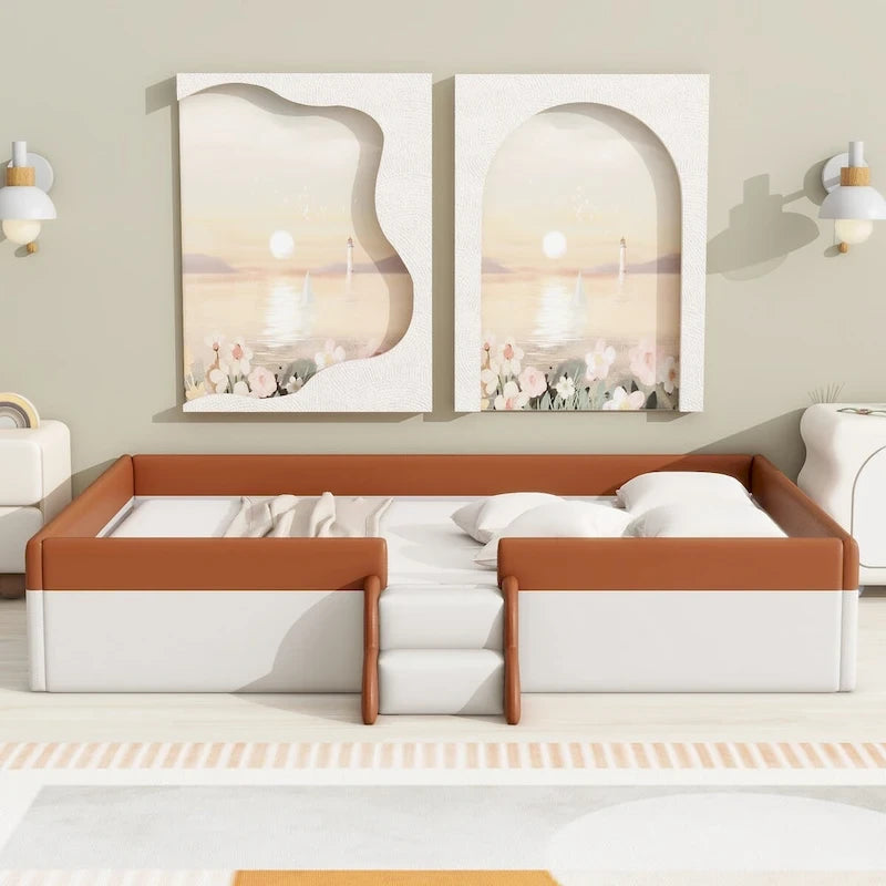 Fauteuil d'appoint contemporain en tissu avec coussin de dossier mobile