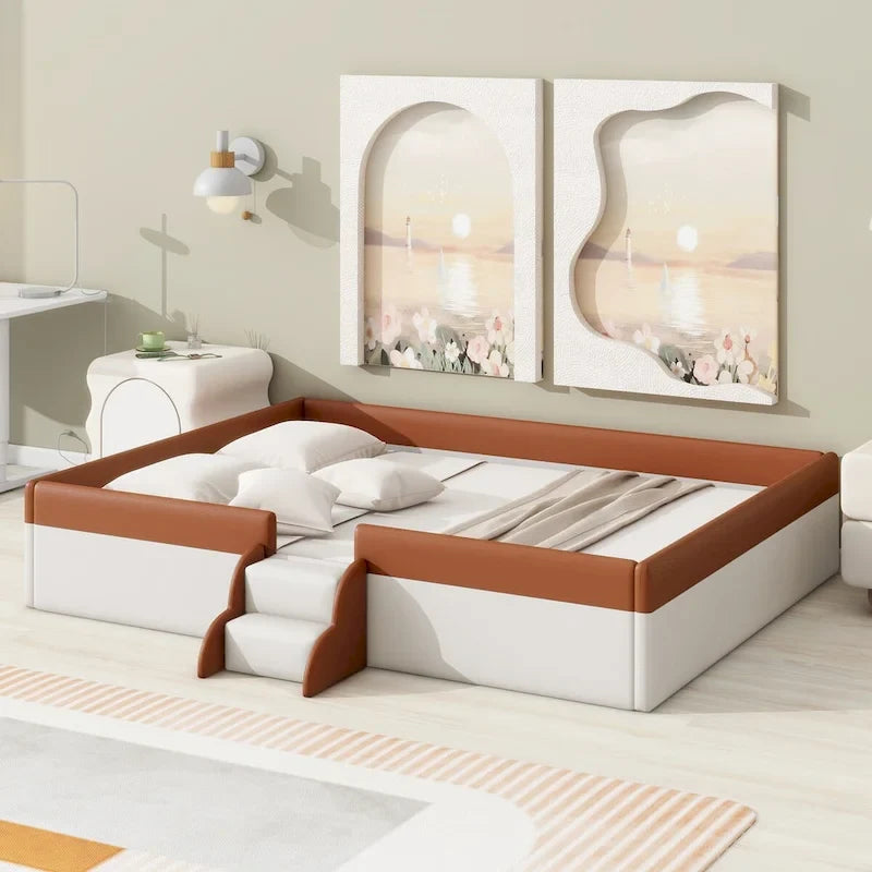 Fauteuil d'appoint contemporain en tissu avec coussin de dossier mobile