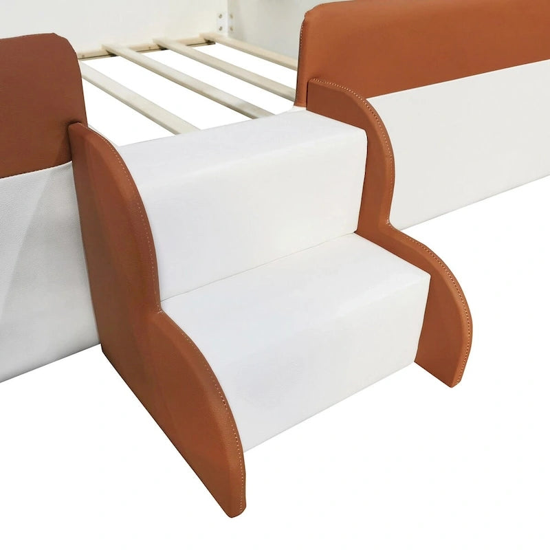 Fauteuil d'appoint contemporain en tissu avec coussin de dossier mobile