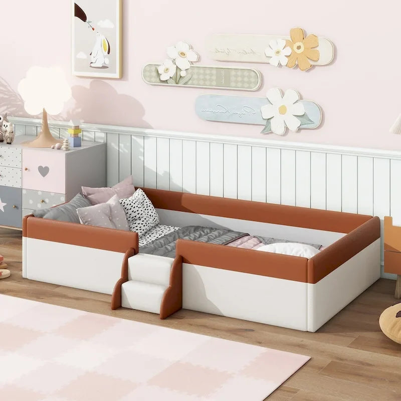 Fauteuil d'appoint contemporain en tissu avec coussin de dossier mobile