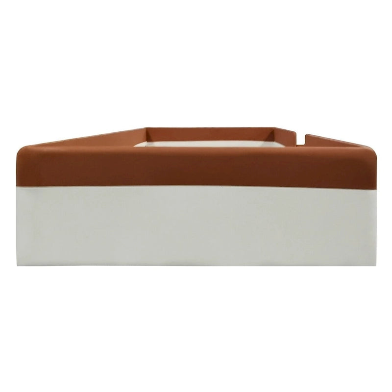 Fauteuil d'appoint contemporain en tissu avec coussin de dossier mobile