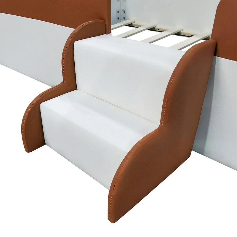 Fauteuil d'appoint contemporain en tissu avec coussin de dossier mobile