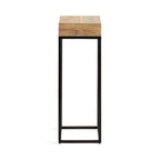 Table d'appoint en bois et métal – 8x8x23